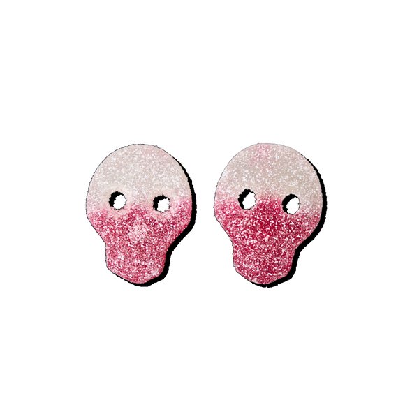 Red& white skulls