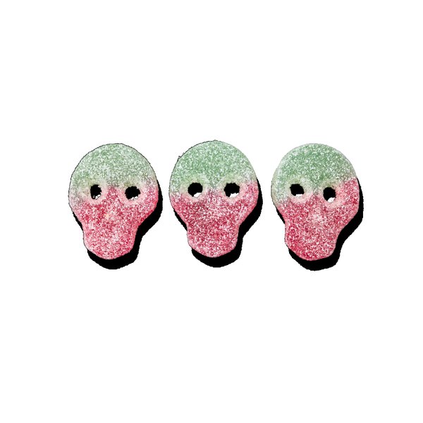 Watermelon skulls
